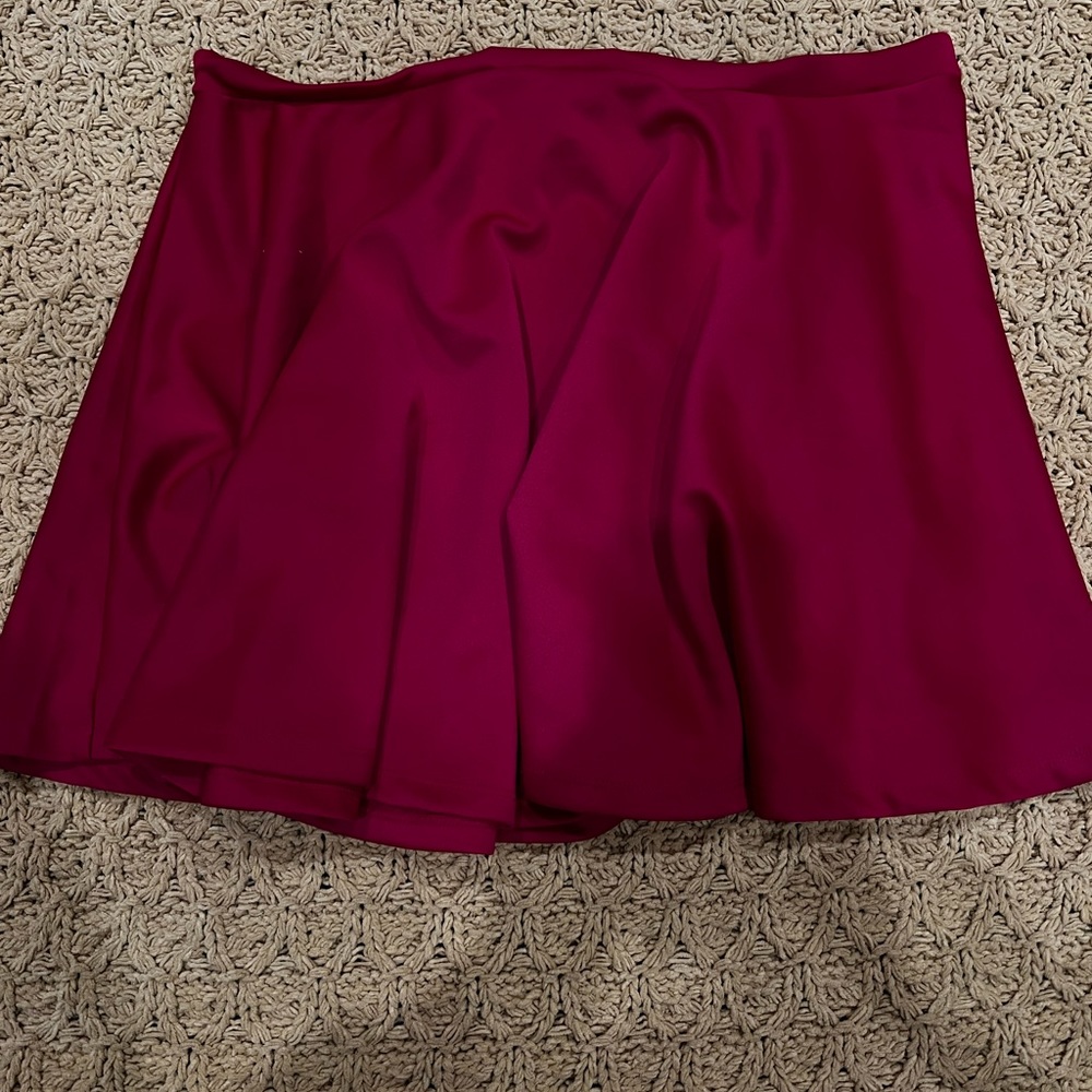 Red Mini Skirt